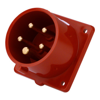 Mennekes Anbaustecker 16A 5p 6h 400V IP44 Einbausteckdose gerade Typ Anbausteckdose 1408