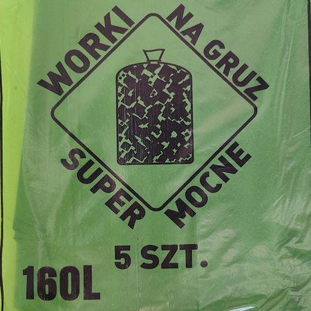 Extra starke Bauschutt- und Bausäcke WOJAFKO 160L reißfest und strapazierfähig DV-247