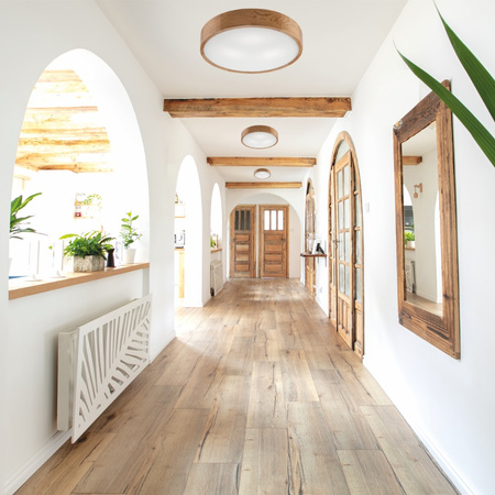 LED Deckenleuchte Lampe Eiche 3-flammig rund 47 cm IP20 E27 LD-PD-6.3 DAB