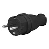 Gummistecker 16A 230V Stecker schwarz 3101-301-0300