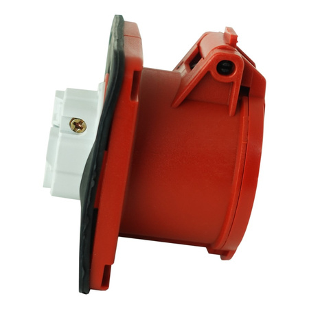 CEE Einbausteckdose gerade 400V 16A 4P 75x75 mm 3122-322-1675