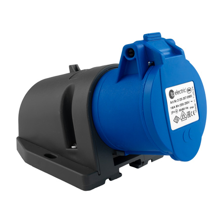 Aufputz Campingsteckdose CEE 3P 16A IP44 230V VDE TP Caravan Steckodose Electric 3120-307-0900