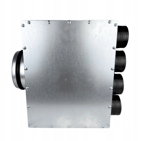 Lüftungsverteiler Verteilerkasten 8x75 Ø160 Wohnraumlüftung Luftverteiler E-KRT-8x75/160-OC
