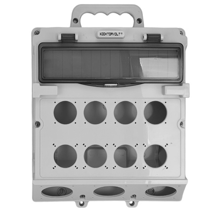 Stromverteiler leeres Gehäuse 1x14 Module mit Handgriff IP44 300x340mm TP Electric 3710-000-0000