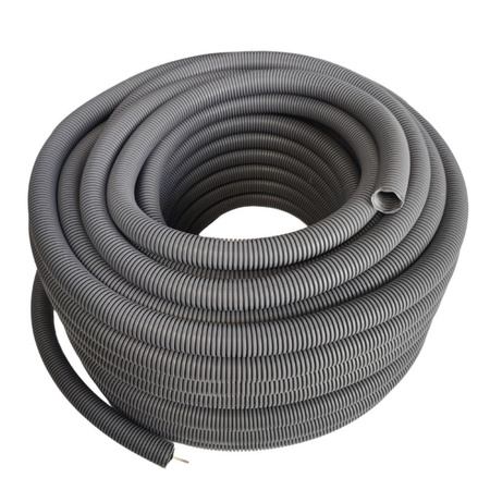 EM GROUP Wellrohr mit Zugdraht halogenfrei ungeschlitzt 750N Ø32mm 50m FEPCTAF3250