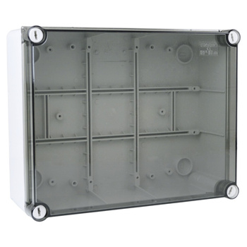 Abzweigkasten 240x190x90 mm Aufputz Abzweigdose Verbindungsdose hermetische Industriegehäuse 010.A.PK.VO M-L 010.A.PK.V0