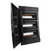 Unterputz Verteilerkasten IP40 36/39 Module schwarz M-L 970.36.N