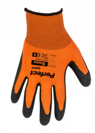 Gartenhandschuhe Schutzhandschuhe PERFECT SOFT Arbeitshandschuhe Latex Größe 8 BRADAS RWPS8