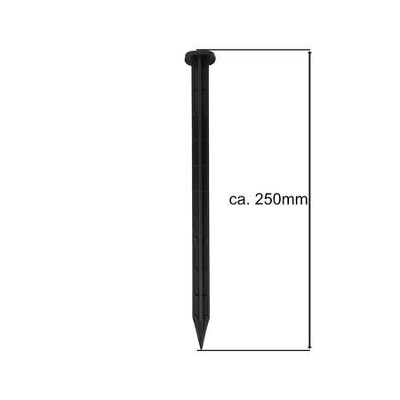Erdnagel 25cm Erdanker Erdnägel Erdspieß RIM-BORD Bradas OBKT25/10