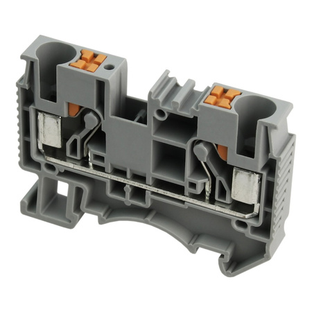 Reihenklemme 2.5mm2 Durchgangsklemme Grau UL DS2.5-01P-11-00A(H)