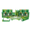 Schutzleiter-Reihenklemme 4mm2 4-Leiter gelb-grün Erdungsklemme DS4-QU-PE-01P-1C-00