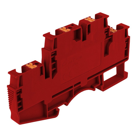 Reihenklemme 4mm2 4 Leiter Doppelstockklemme Etagenklemme Rot DSKK4-01P-16-00A(H)