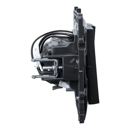 Doppelschalter beleuchtet schwarz Niloe Step 863515