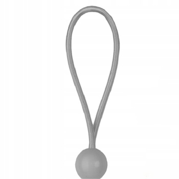 10 Stk. Spanngummi Set mit Kugel 10x15cm grau Bradas BCB-0515GY-B