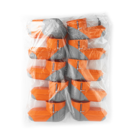 F-tronic Unterputzdose 10 Stück Elektronikdose winddicht Hohlwanddose 68 mm orange VDE 735 E5000
