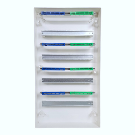 Feuchtraumverteiler Verteilerkasten 1000V 72Module Aufputz Sicherungskasten RH-72/4 AP VDE E-P 36.172