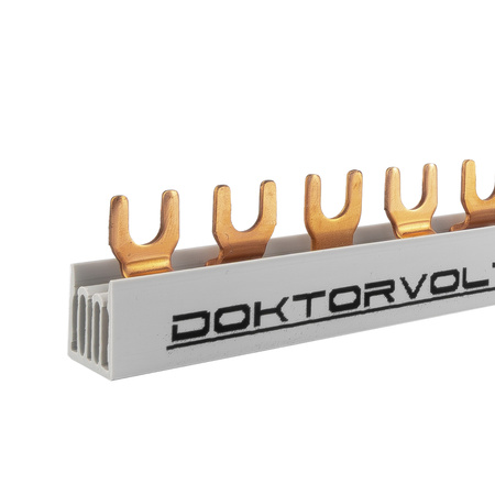 3P Phasenschiene Gabel 14-polig 12mm2 PS/G Schiene Sammelschiene 80A DV-9337-PSG