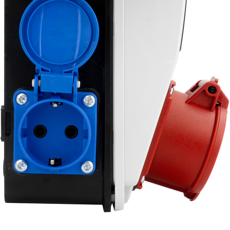 Baustromverteiler XS 16A 2x230V Leitungsschutzschalter SIEMENS  Stromverteiler IP44 Doktorvolt  DV-6081-D