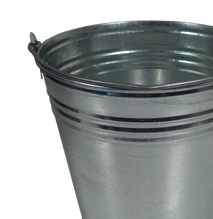 Baueimer verzinkt 10L Wasser- Garten- Zink- Abfall- Futtereimer BRADAS J5318