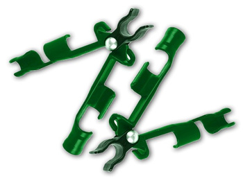 3Stück Pflanzenclips Verbinder für Pflanzstäbe Ø11mm Bradas TYLS11.