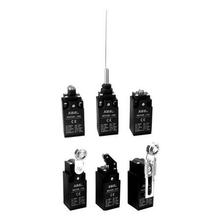Positionsschalter Endschalter mit Federstange 1NC/1NO Dreharm Feder flexibel XBS MVGK-106