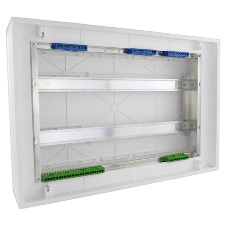 Verteilerkasten IP54 DARP-48 2x24 Unterputz Alutür Unterverteiler Sicherungskasten E-P 9.224
