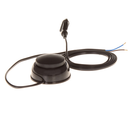 Anschlusskabel mit Fußschalter PWN-2 3m 2x0,75 mm² mit Flachstecker 250V 16A Schwarz W-10150