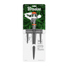 Kreisregner Impulregner 539m² mit Erdspieß Gartensprenger WHITE LINE BRADAS WL-Z31