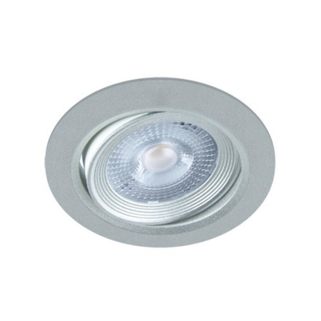 Verstellbare Deckenleuchte MONI LED Pendelleuchte rund 5W 4000K Einbauleuchte silber 03857