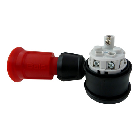 Kupplung 2P+PE 16A 230V IP54 Schuko rot BALS BL 7489