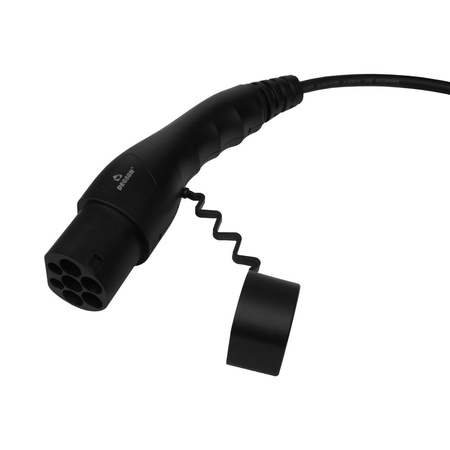 Ladekabel Typ 2 EU 230V 16A 3.6kW 5 Meter 1 Phasig IP55 AC Ersatzteil Wallbox Elektroauto MEAC-S-016A-V1P1