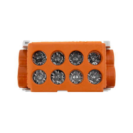 Hauptleitungsklemme Abzweigklemme HLAK 25-1/2/25 M2 braun Klemmblock Verteilerklemme 1P 1,5-25 mm2 Pollmann 208 2080191