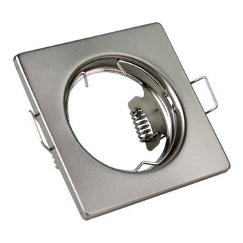 GTV Einbaurahmen Einbauringe Decken-Spots Rahmen Quadrat inox PARMA OP-PAST2-02