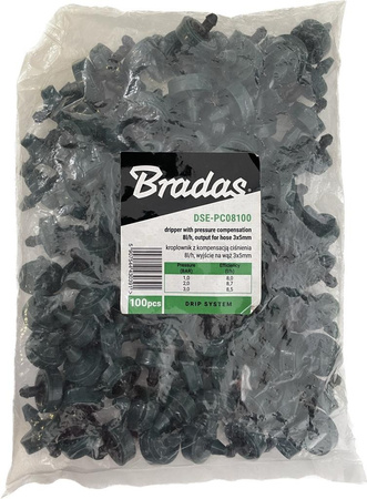 Bradas Garten Tropfer mit Druckausgleich 8l/h DSE-PC08100