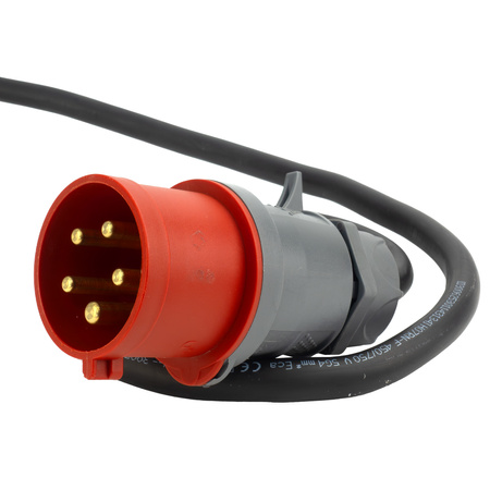 Baustromverteiler 16A 32A CEE 4x230V mit Stecker und Kabel TGD-S/FI Stromverteiler Wandverteiler mit VDE Sicherungen Doktorvolt DV-6043-D