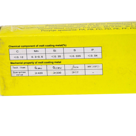 Schweißelektroden 2,5mmx300mm 2,5kg rosa G74200