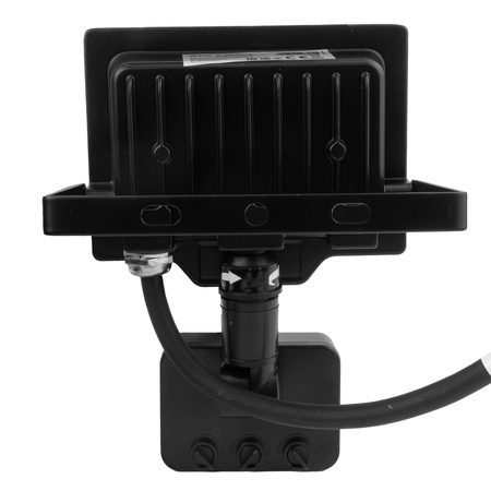 LED Außenstrahler mit Bewegungsmelder 20W GTV Flutlicht schwarz IP65 Außenwandstrahler 2000lm GT-GCR20W-64