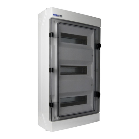 Feuchtraumverteiler Verteilerkasten 1000V RH 36/3 AP 36 Module Aufputz Sicherungskasten IP65 VDE E-P 36.143