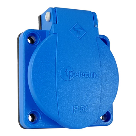 Einbausteckdose Schuko 230V Steckdose IP54 TpE 3101-310-0900