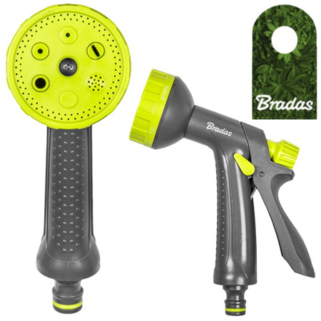 Gartenbrause 6-Funktion Sprühpistole Handbrause LIME LINE HANDY BRADAS LE-5104