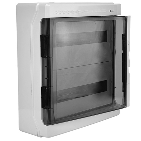 Aufputz Verteilerkasten HIGHT IP65 36 Module transparente Tür Marlanvil 2x18 940.36