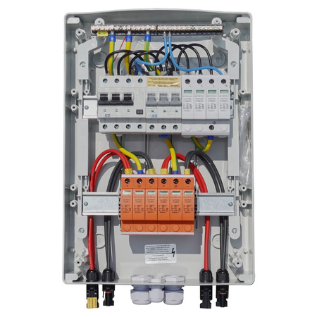 Solar Anschlusskasten PV AC DC B16A 2 Strings Doktorvolt DV-2483-FOT