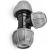 T-Stück für PE Rohr 50 / 32 / 50 mm Verbinder PN10 BRADAS DSRA10T5032