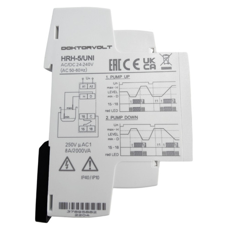 ELKO Niveauschalter Füllstandsrelais Überwachungsrelais für Flüssigkeiten HRH-5/UNI