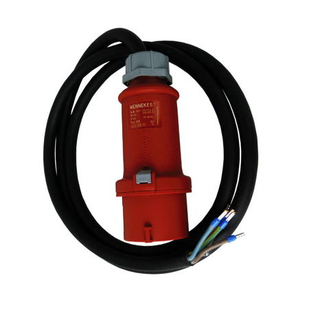 2m CEE Maschinen Anschlussleitung Kabel 16A/400V H07RN-F 5x2,5mm² DV-2930-PP16