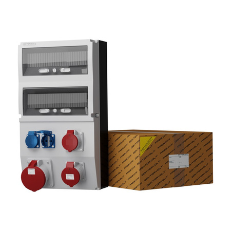 Stromverteiler eXT 63A 32A 16A 2x230V Baustromverteiler Doktorvolt DV-2360-D