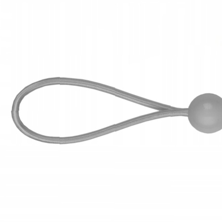 10 Stk. Spanngummi Set mit Kugel 10x15cm grau Bradas BCB-0515GY-B