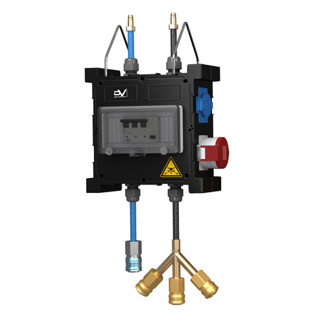 Stromverteiler MOBIL-FI 1x16A 3x230V Druckluft wasserhydraulische Anschluss Doktorvolt DV-0748-D
