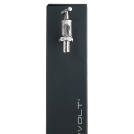 Wassersäule Gartenpfosten mit Wasserhahn dekorative Wasserzapfstelle anthrazit Wasserzapfsäule Doktorvolt DV-5145