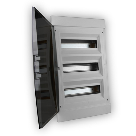 Unterputz Verteilerkasten IP40 36/39 Module grau M-L 970.36